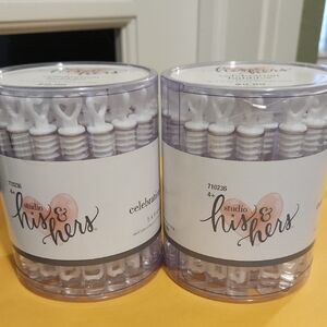 His And Hers Studio Celebration Wedding Bubbles 72 NIB